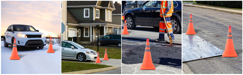  Collapsible Traffic Cones
