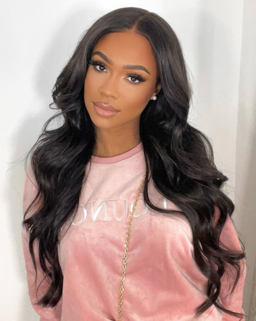 Body Wave Lace Front Wigs Human Hair Pre Plucked 13x4 HD Lace Frontal Wigs for Black
