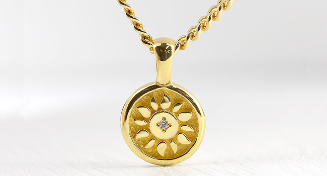 Amazon.co.jp: [アトラス] Atrus 24金 ネックレス トップ 純金 メンズ