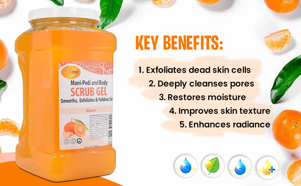 Scrub Gel - Mandarin (Gal)