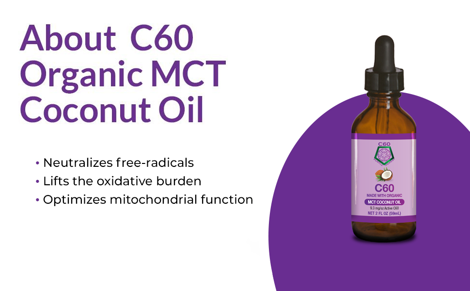 carbon 60 oil mct coconut organic human consumption fullerene endurance adults athletes fitness 