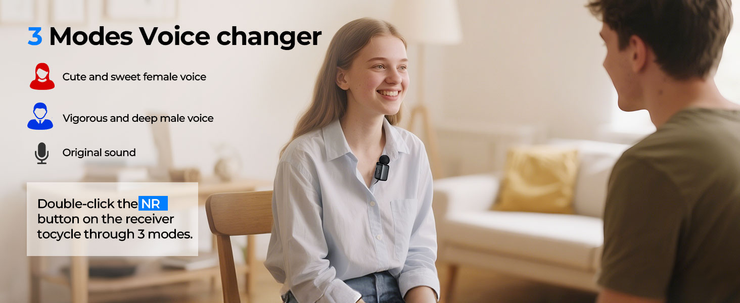 Voice change mic