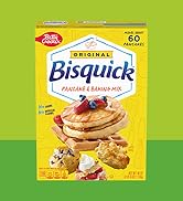 Betty Crocker Bisquick Pancake and Baking Mix, Original, Makes About 60 Pancakes, 40 oz