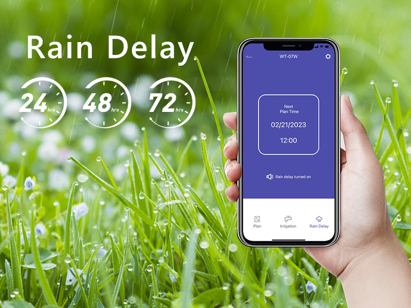 WiFi Hose Timer, Diivoo Smart Water Timer with WiFi Hub, 6 Irrigation