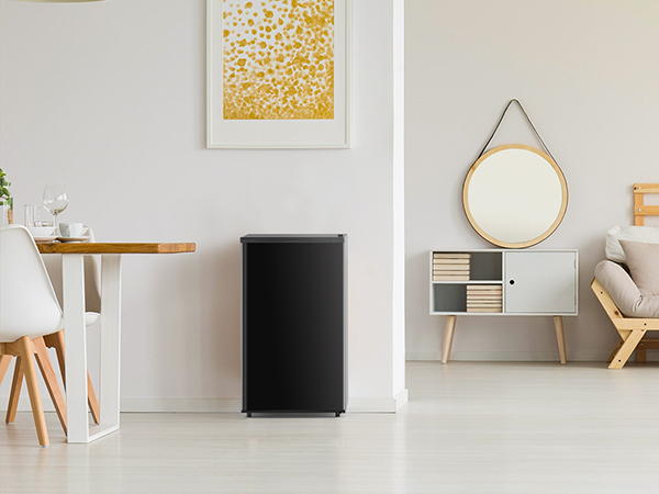  3.2 Cu.Ft Mini Fridge with Freezer Small Refrigerator Single Door Energy-efficient Low Noise