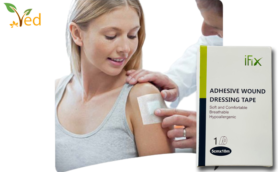 iFix Adhesive Wound Dressing TapeSurgical Tape, 1 Roll5 cm x10 Meters