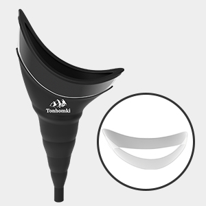 Updated design help women urinal never collapse like other silicone urinals