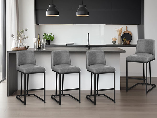 Amazon.com: Yaheetech Counter Height Bar Stools 24'' Kitchen