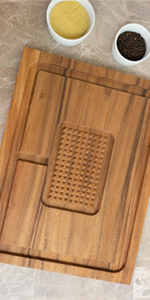 cutting board with juice channel