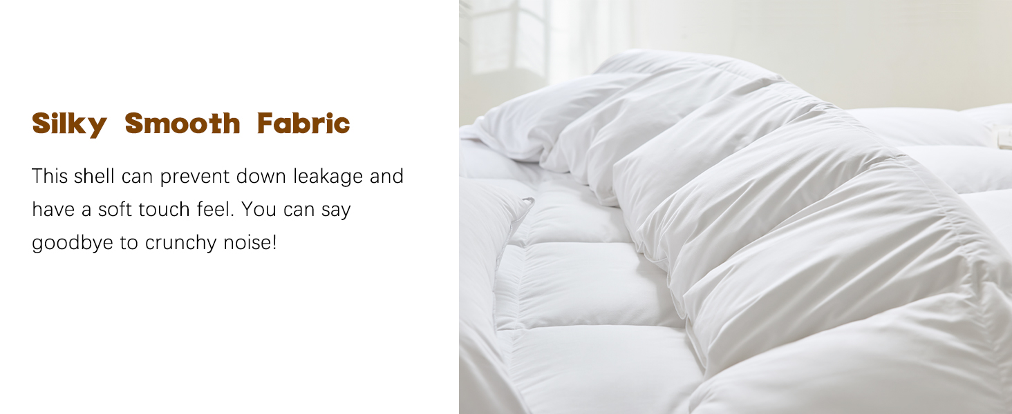 L LOVSOUL 75% Goose Down Fiber King Size Comforter, Fluffy Ultra Soft & All Season White Duvet Insert for Ultimate Co 0556d7ed E5f2 4090 82cf A4f21c403d11. CR0,0,1464,600 PT0 SX1464 V1