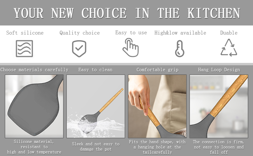 utensili da cucina in silicone