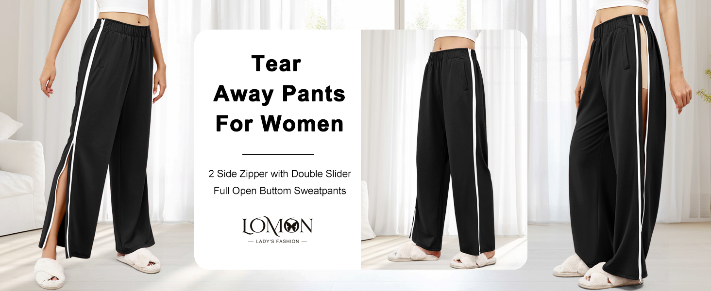 LOMON Tear Away Pant for Women