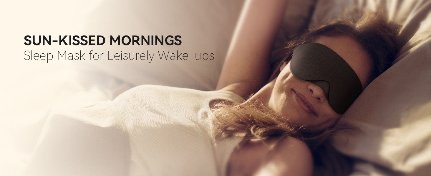 mavogel Cotton Sleep Eye Mask Updated Design Light Blocking Sleep