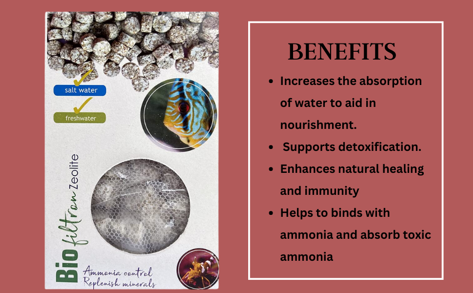 Aquatic Remedies Bio filtron Zeolite Filter Media 650ml / 500g Amazon