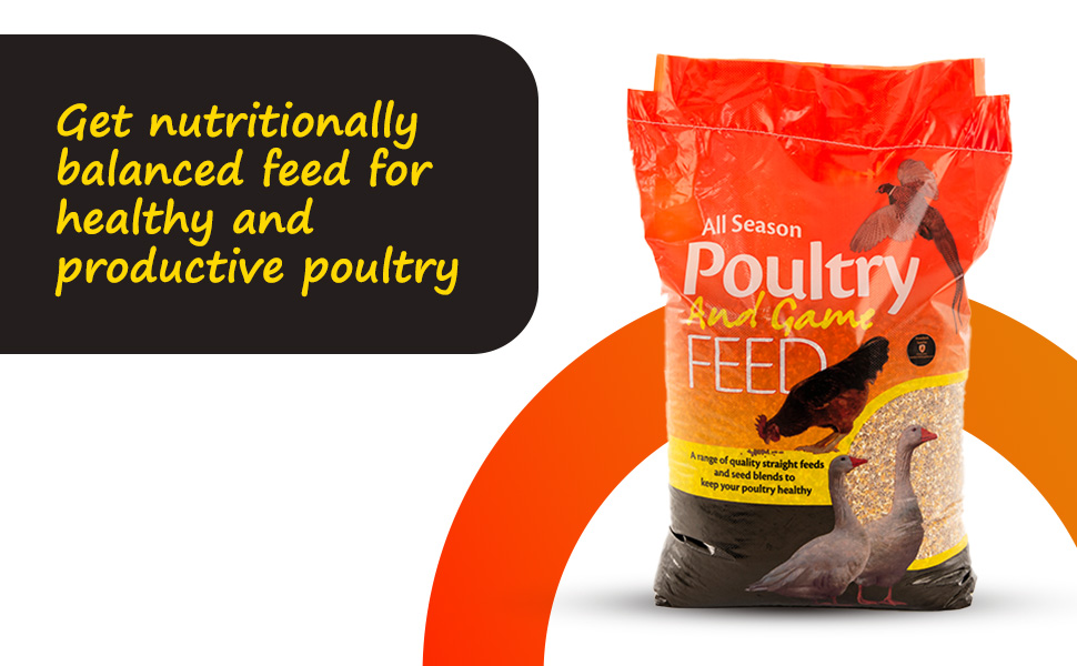 Shorefields All Season Poultry Feed (Mixed Corn/20kg) Game Bird Feed