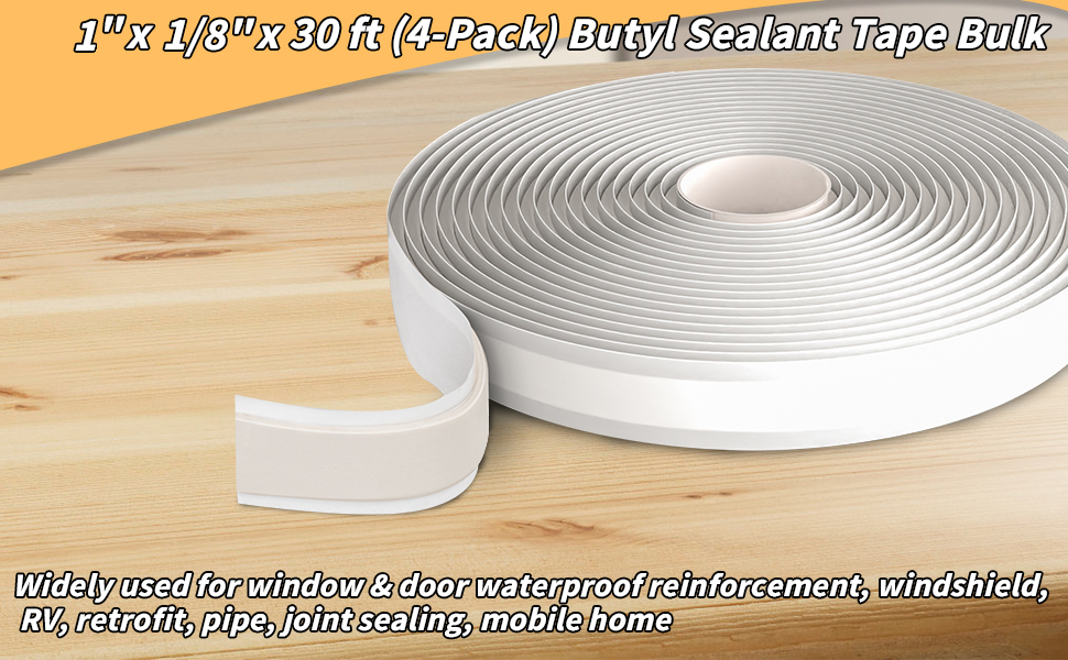 Butyl Seal Putty Tape 1 Inch x 30 Feet