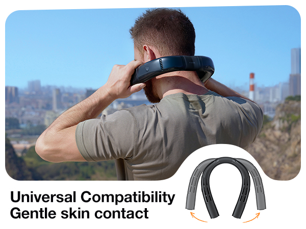 portable neck fan rechargeable