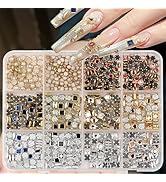 ROFIBUT Luxury 3D Nail Charms Rhinestones Metal Jewelry Nail Decoration Colorful Shiny Diamonds N...