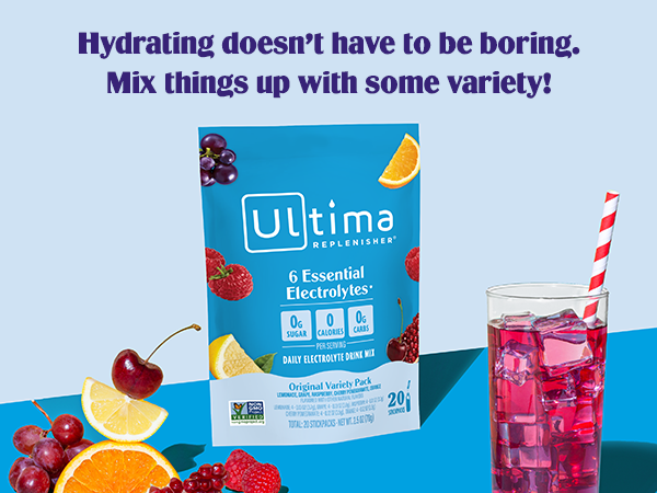 Hydrating doesn&#39;t have to be boring. Mix things up with some variety!