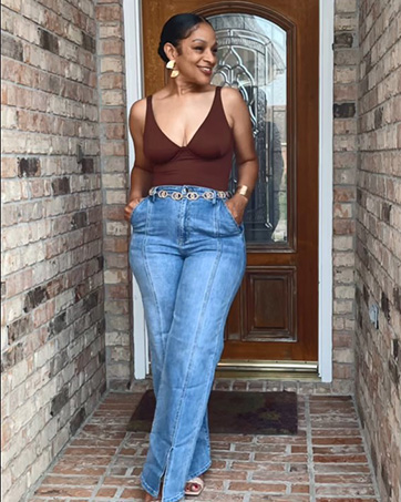 brown compression bodysuit
