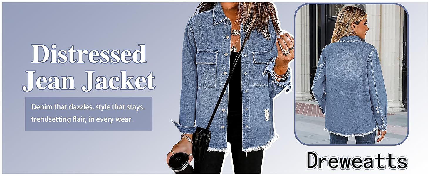 Denim Jacket For Women Trendy Coat