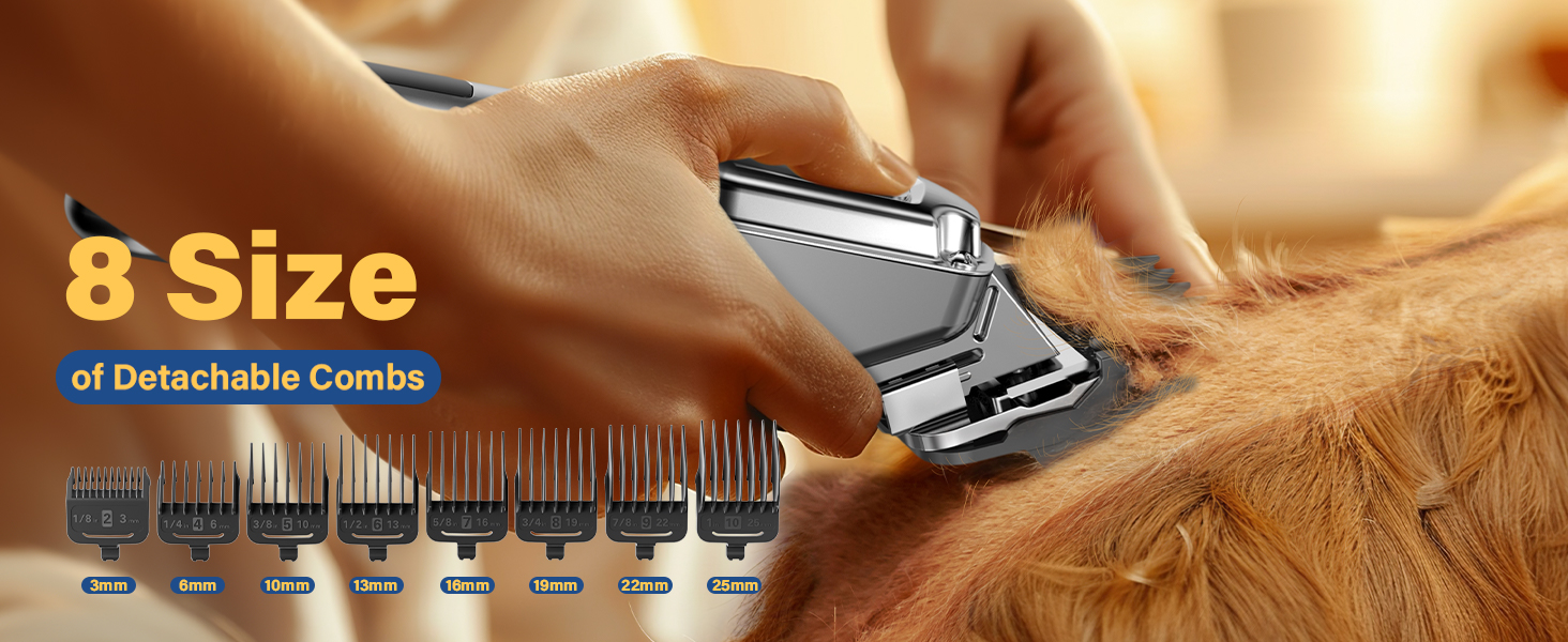 oneisall Dog Clippers and Dog Paw Trimmer 2 in 1 Kit Professional for