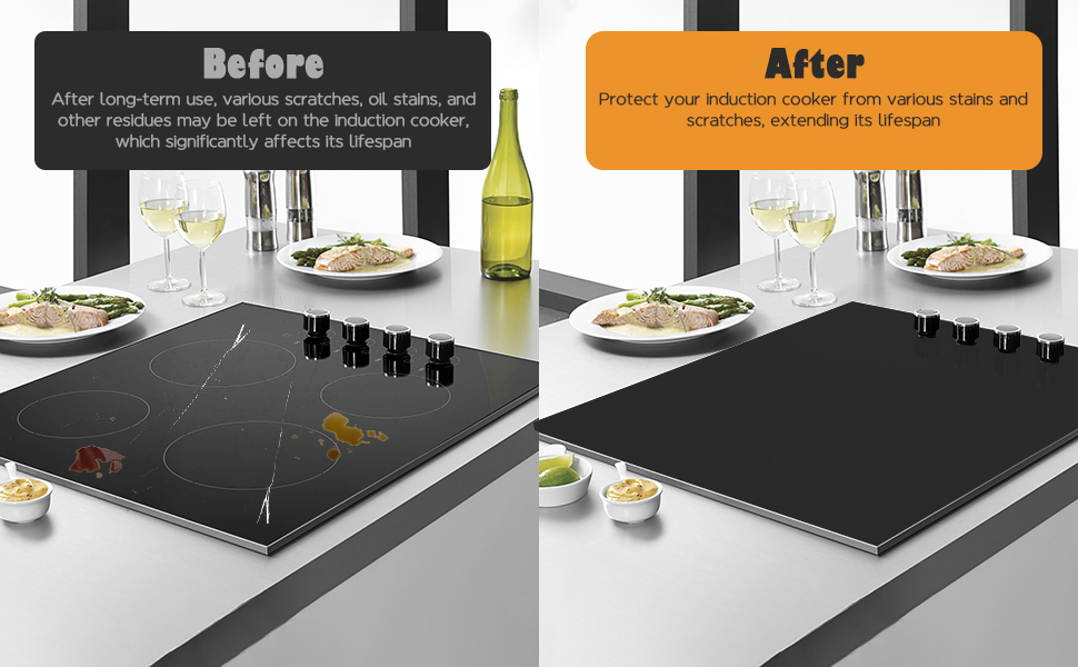 Induction Hob Protector Induction Hob Cover,Silicone Induction Hob Protector