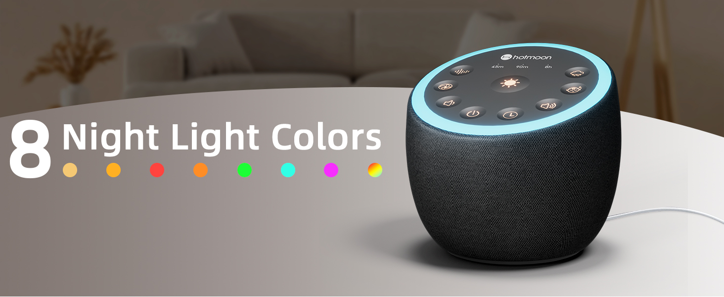 white noise machine night light