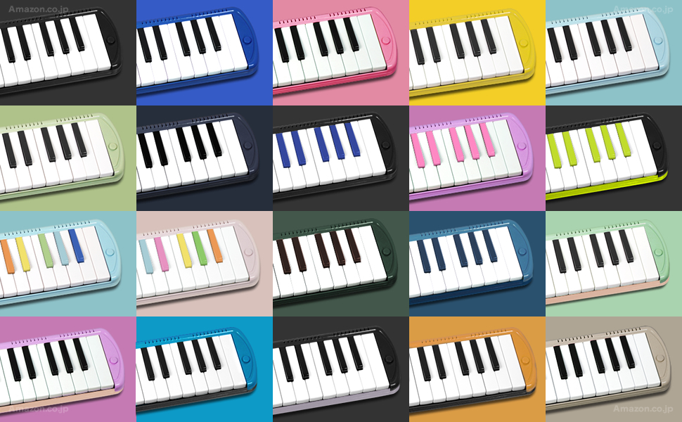 鍵盤ハーモニカ メロディピアノ 学校 授業 楽器 MELODY PIANO キョーリツコーポレーション カラフル カワイイ 可愛い おしゃれ P3001 P3001-32K