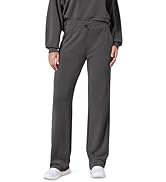ODODOS Women's Modal Soft Wide Leg Pants with Pockets Adjustable Shockcord High Waist Casual Loun...