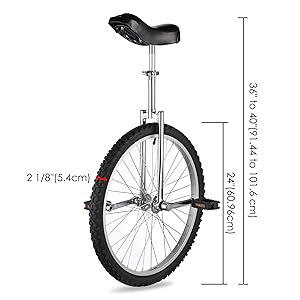 24" Inch Wheel Unicycle