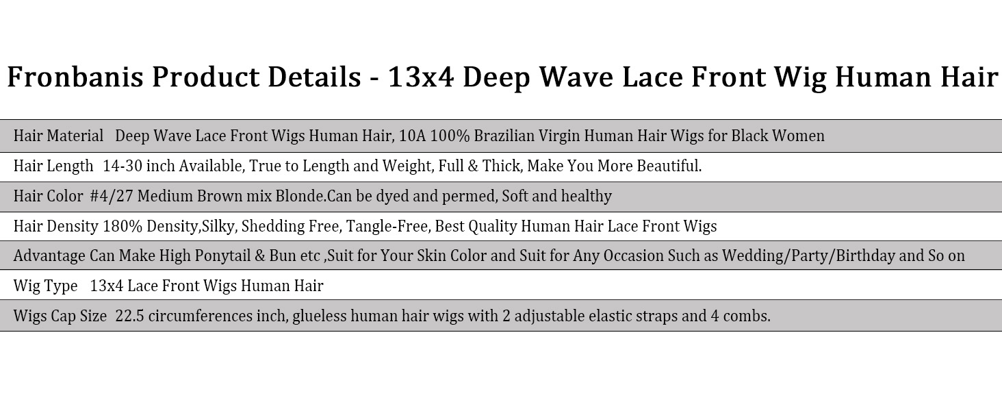 Ombre Lace Front Wig Human Hair 4/27 Highlight Curly Lace