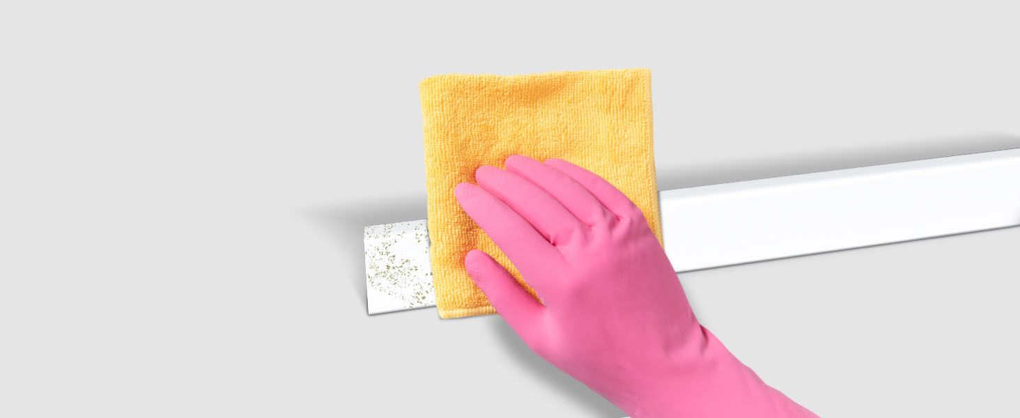 Duzzy 67 Inch Collapsible Shower Water Dam, Shower Threshold Water