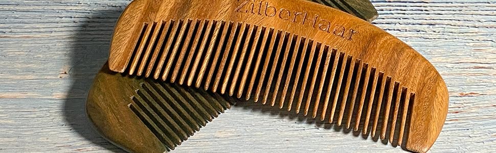 Natural sandalwood wooden comb for men's beard product boar bristle beard care beard care for men
