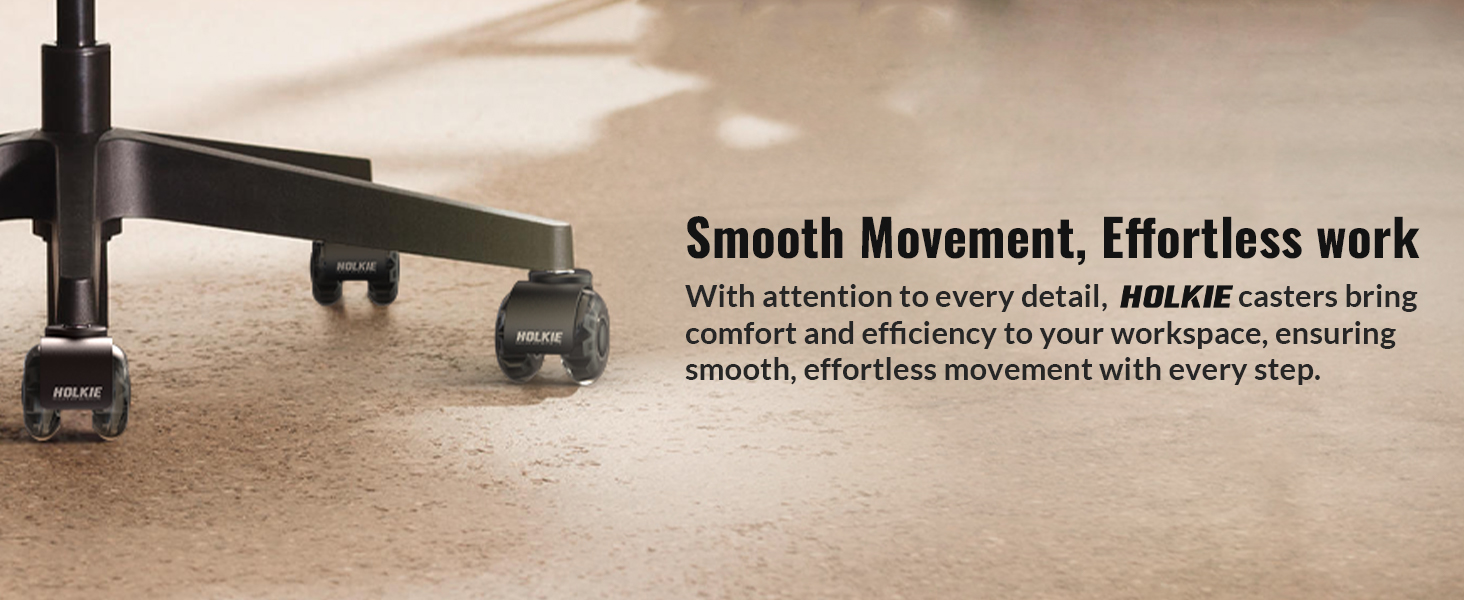 HOLKIE Office Chair Wheels 10x22mm IKEA ONLY Casters 2 Inch