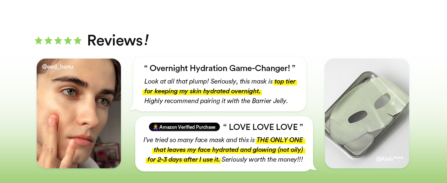 heartleaf collagen jelly mask