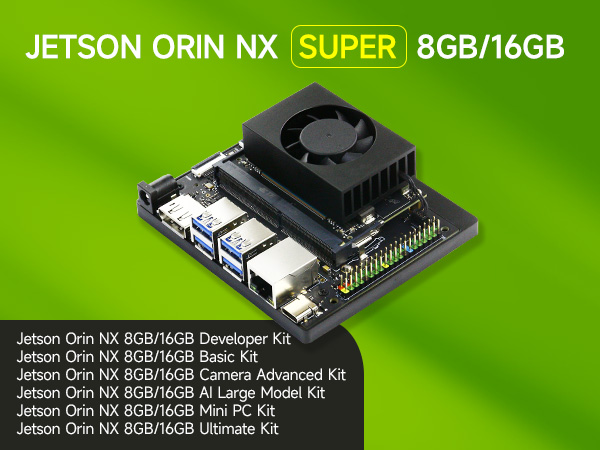 グラフィックボード・グラボ・ビデオカード Jetson ORIN NX 8GB JP6.2.1 NVME256GB Jetson ORIN NX 8GB JP6.2.1 NVME256GB