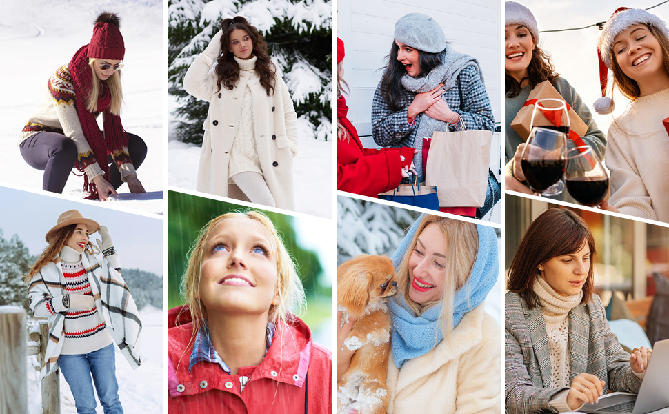 Warm Lining Boots Classic Ankle Boots Slip on Walking Womens Boots