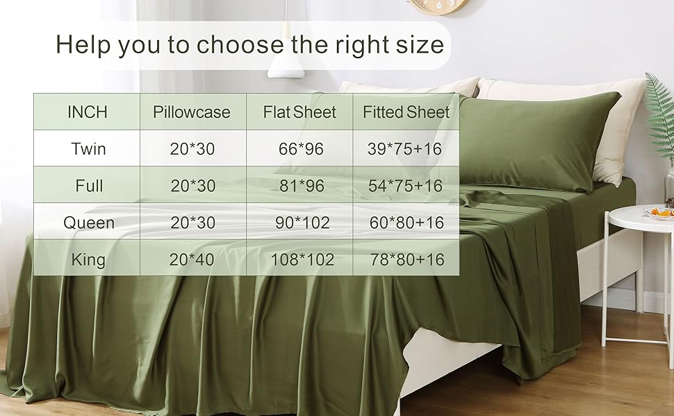 L Linen World Queen Size Bamboo Sheets Set 100 Cooling Bamboo