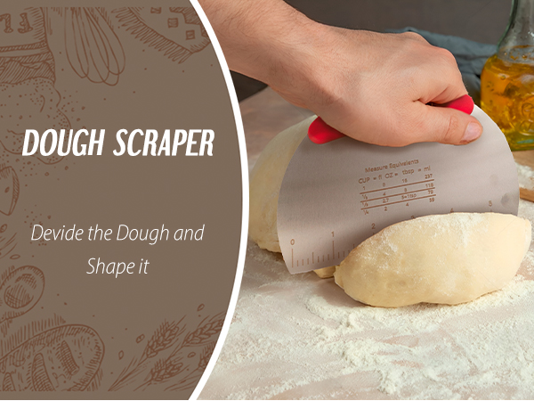 Banneton Bread Proofing Basket Set, Sourdough Bread Baking Supplies, Sourdough Starter Kit