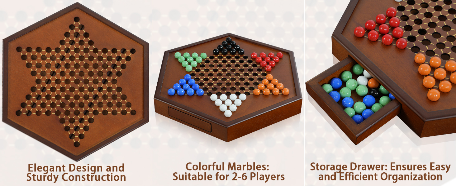 Chinese Checkers Game Board