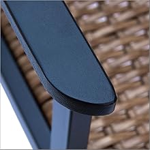 aluminum armchair armrest backyard balcony bistro black classic contemporary deck furniture garden