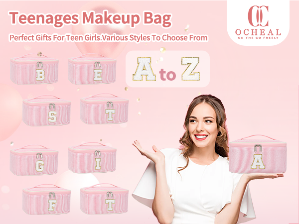 Alphabet Cosmetic Bag