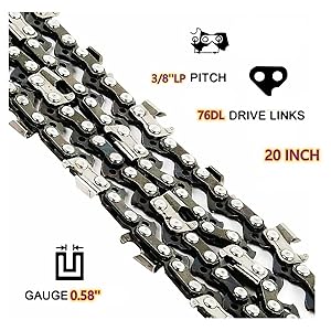 ●CHUNK Amazon.com: 20 inches Chainsaw Chain .325