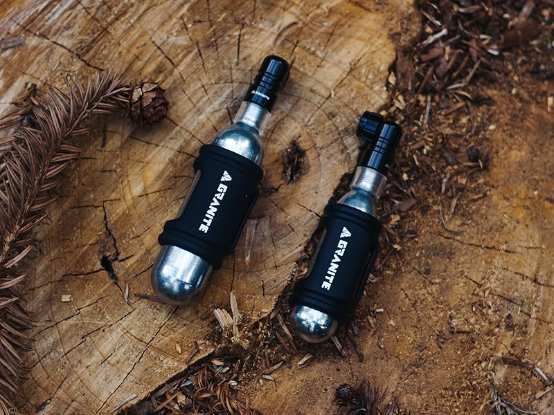 Granite グラナイトパンク Punk CO2タイヤインフレーター シリコンスリーブ付き - プレスタバルブ専用