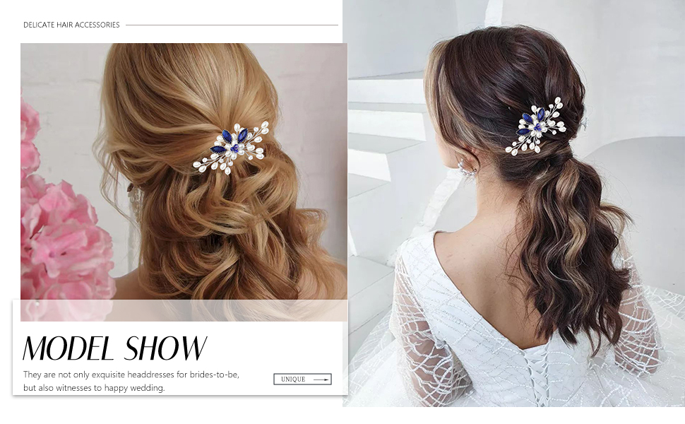 haarschmuck braut kristall