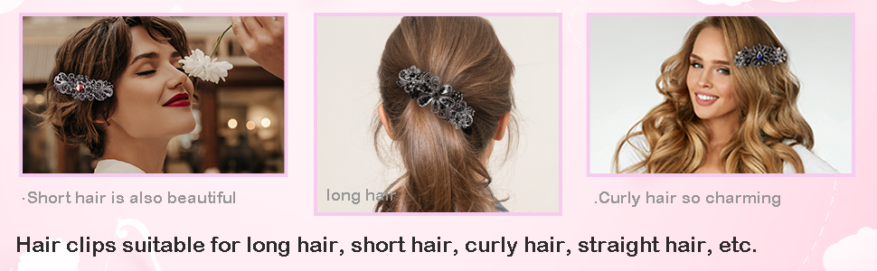 Large barrettes for women