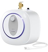Electric Mini Tank Water Heater, 4-Gallon Instant Hot Water Heater, 120V 1440W, Rapid Heating, Ea...