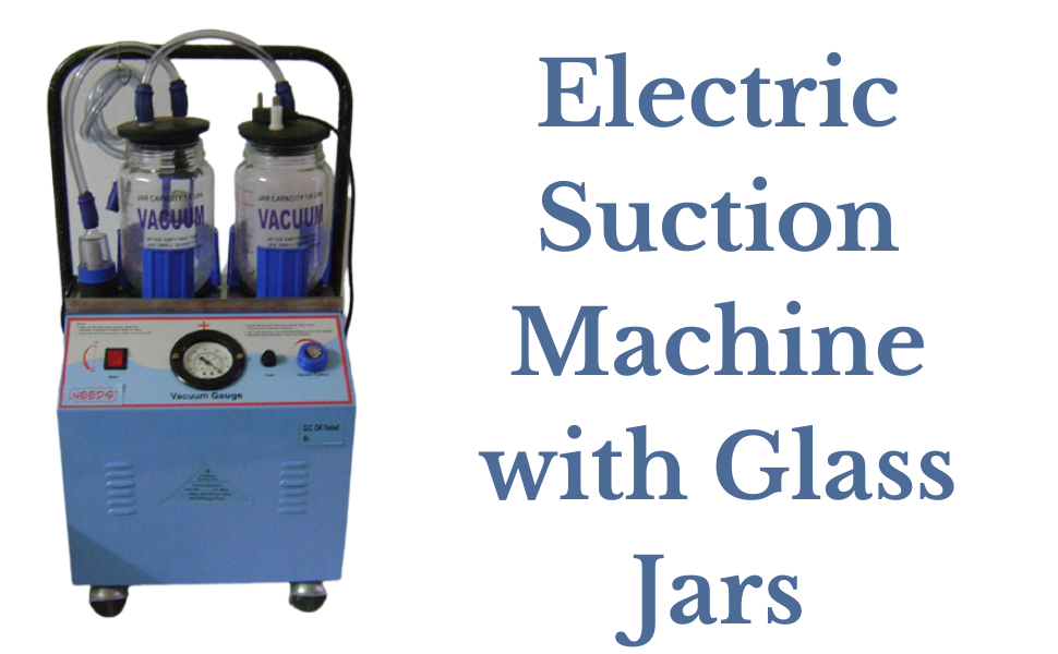 ARGLabs Electric Suction Machine with Glass Jars suction machine for