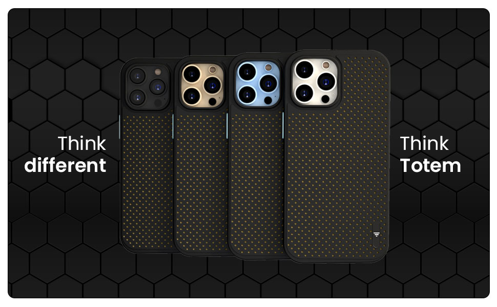 Totem Graphene Case for iPhone 13 Pro Back Case 10ft Drop Protection